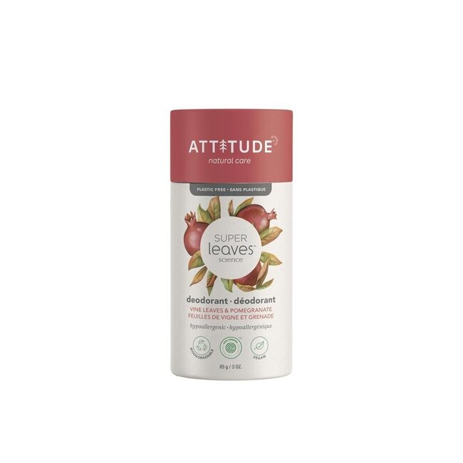 Attitude - Super Leaves Attitude Super Leaves -Deodorant - Vine Leaves and Pomegranate