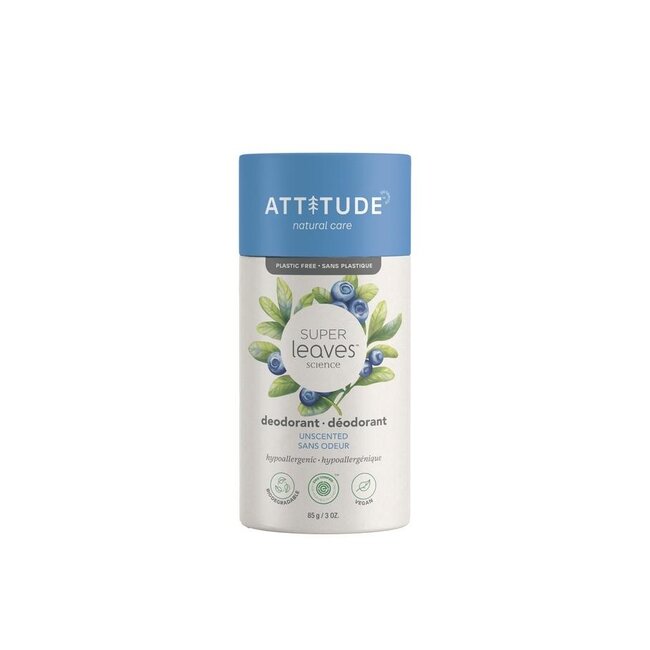 Attitude - Super Leaves  Deodorant Super Leaves - Parfumvrij - 85 gram