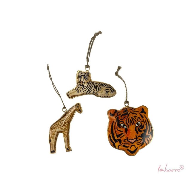 Imbarro Decoratieve Hangende  Wild Life - Set van 3