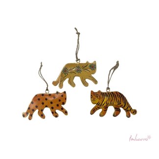 Decoratieve Hangers Running Panters - Set van 3