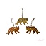 Decoratieve Hangers Running Panters - Set van 3