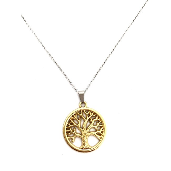 PuurSpirits Levensboom Hanger Goudkleur