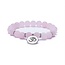 Armband Rozenkwarts met OHM Bedel