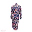 Imbarro Kimono Royal Paradise - One Size - Donkerblauw - Viscose