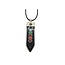 Ketting Onyx Hanger met 7 Chakra in Cadeaudoos