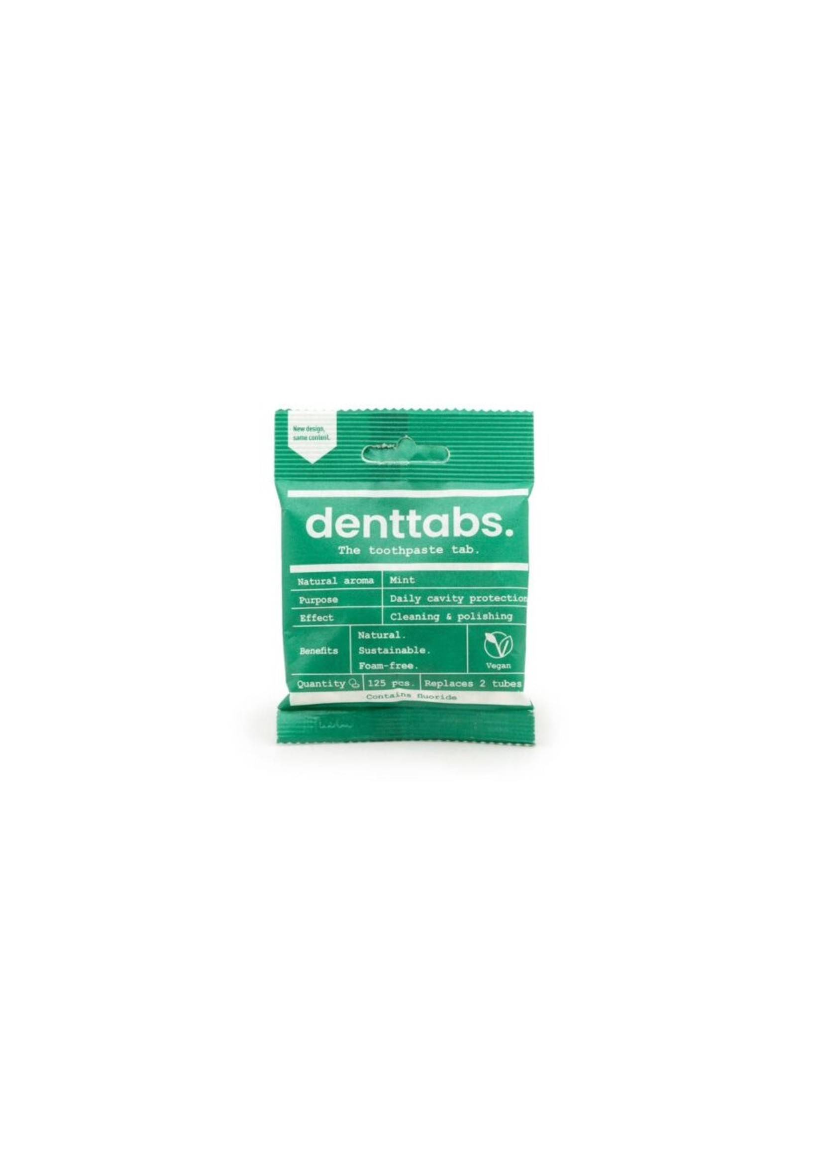 Denttabs Denttabs Tandenpoets tabletten - met fluoride