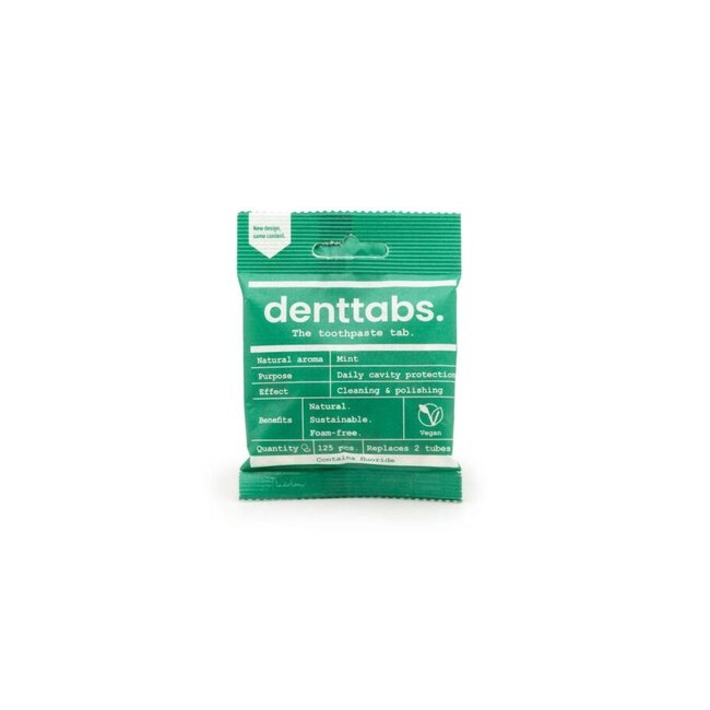 Denttabs Denttabs Tandenpoets tabletten - met fluoride