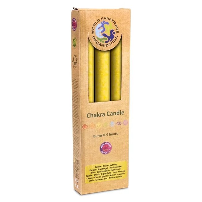 PuurSpirits Diner Geurkaars 3e Chakra Manipura