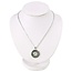 Ketting Ohm Mandala Zilverkleurig