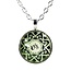 Ketting Ohm Mandala Zilverkleurig