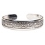 Armband Tribal Flower Design - Zilverkleurig