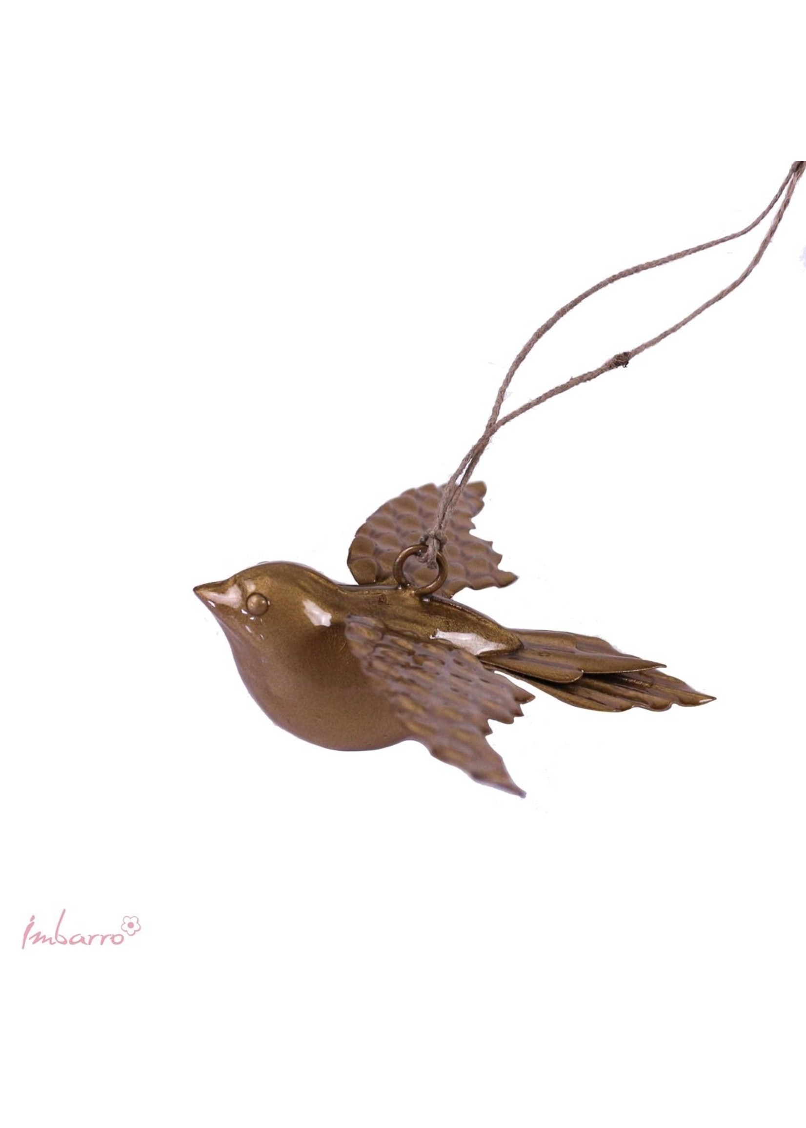 Imbarro Vogel Decoratie Binkie Goud - Set van 3