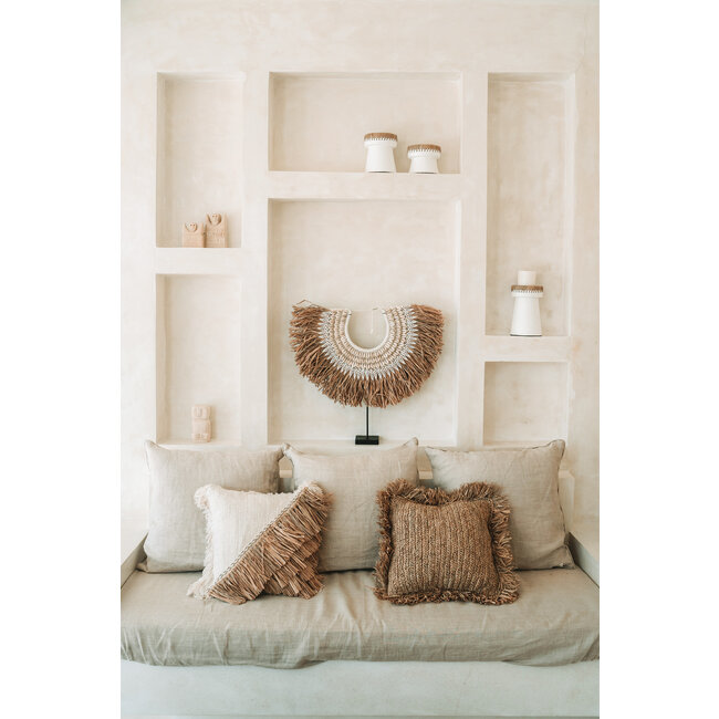 The Pretty Kaarsenhouder - Wit Naturel - M