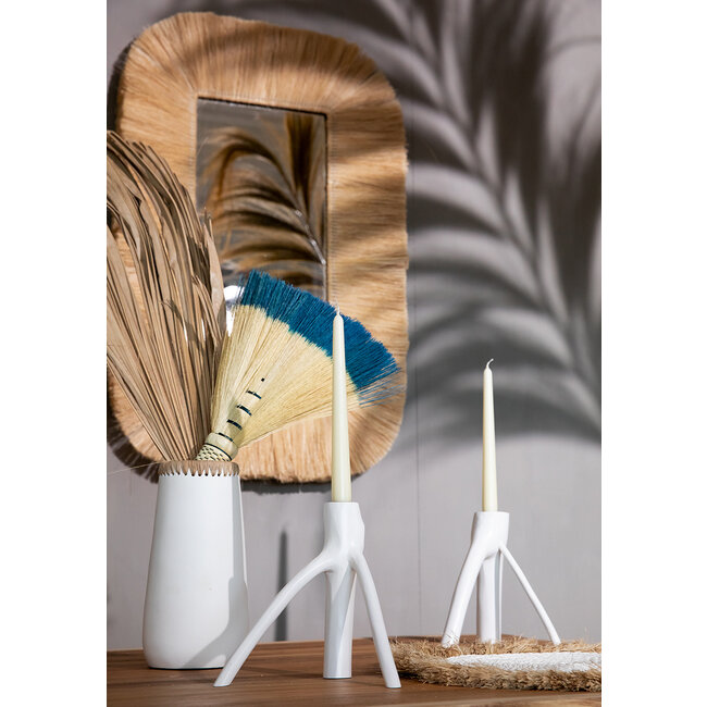 De Triple Twig Kaarshouder - Wit
