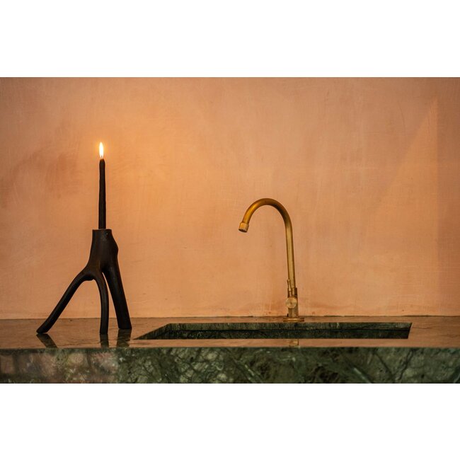 De Triple Twig Kaarshouder - Zwart