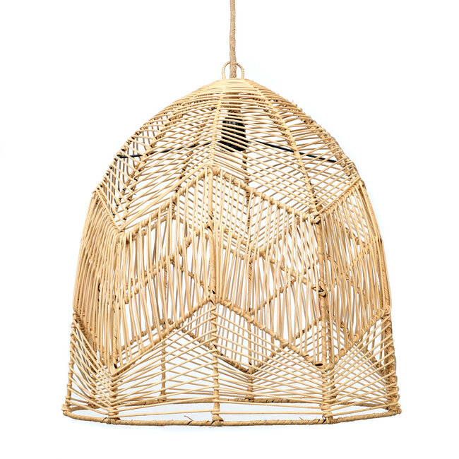 De Bala Hanglamp - 52x52x56 cm - Naturel - Rotan