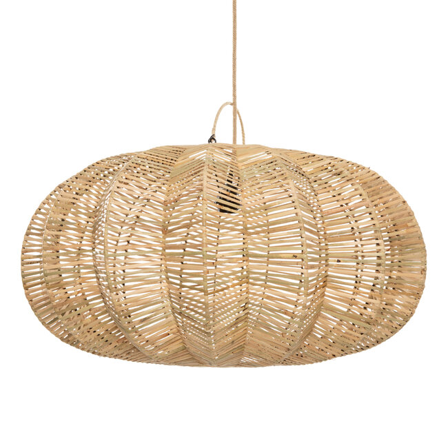De Cerise Hanglamp - 72x50cm - Naturel - Rotan