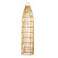 De Fish Trap Hanglamp/Vloerlamp - 23x90cm - Naturel - Rotan