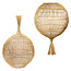 De Wonton Hanglamp/Vloerlamp - 50x80cm - Naturel - Rotan