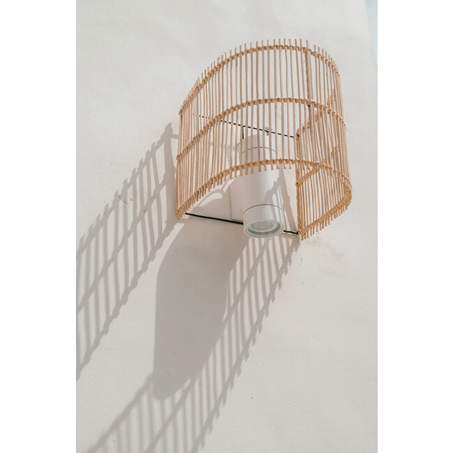 De Gigi Applique Muurlamp - Naturel - S