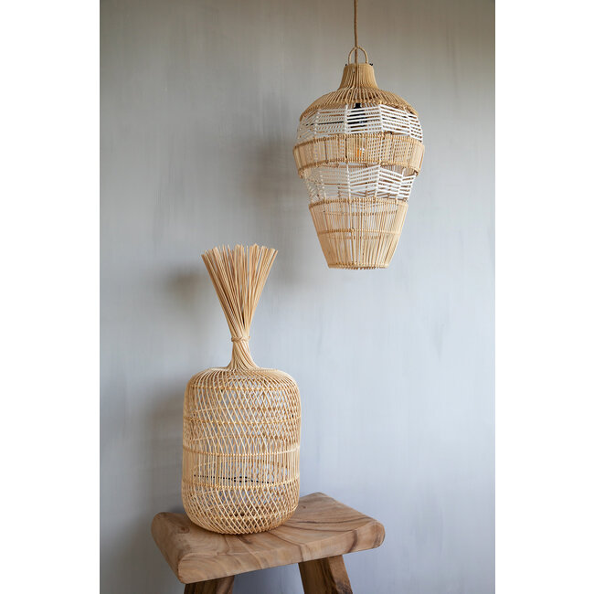 De Dumpling Hang- en Vloerlamp - Naturel - S