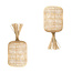 De Dumpling Hang- en Vloerlamp - Naturel - S