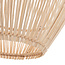 De Zuri Hanglamp/Vloerlamp - 35x35x60cm - Naturel - Rotan
