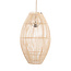 De Zuri Hanglamp/Vloerlamp - 35x35x60cm - Naturel - Rotan