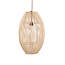De Zuri Hanglamp/Vloerlamp - 30x30x48cm - Naturel - Rotan