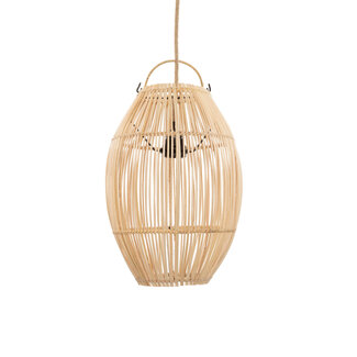 Hanglampkap Rotan Naturel Handgevlochten S - De Zuri