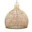 De Lobster Trap Hanglamp - 55x55cm - Naturel - Rotan