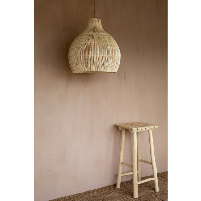 Hanglampkap Rotan Naturel L - The Lobster Trap