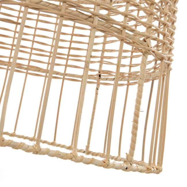 De Elba Hanglamp - 30x60cm - Naturel - Rotan