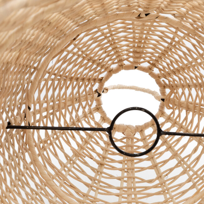 De Elba Hanglamp - 30x60cm - Naturel - Rotan