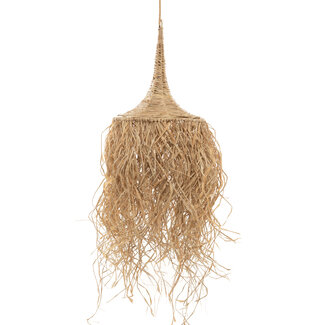 Bazar Bizar De Poppie Raffia Hanglamp - Naturel