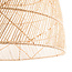 Bazar Bizar De Edna Rotan Hanglamp - Naturel - M