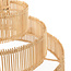 De Wedding Cake Hanglamp - 51x51x32cm - Naturel - Rotan