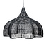 Hanglampkap Rotan Zwart XL - The Whipped Pendant