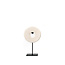 De Marmeren Disc op Stand - 15x7x25cm - Wit - Marmer