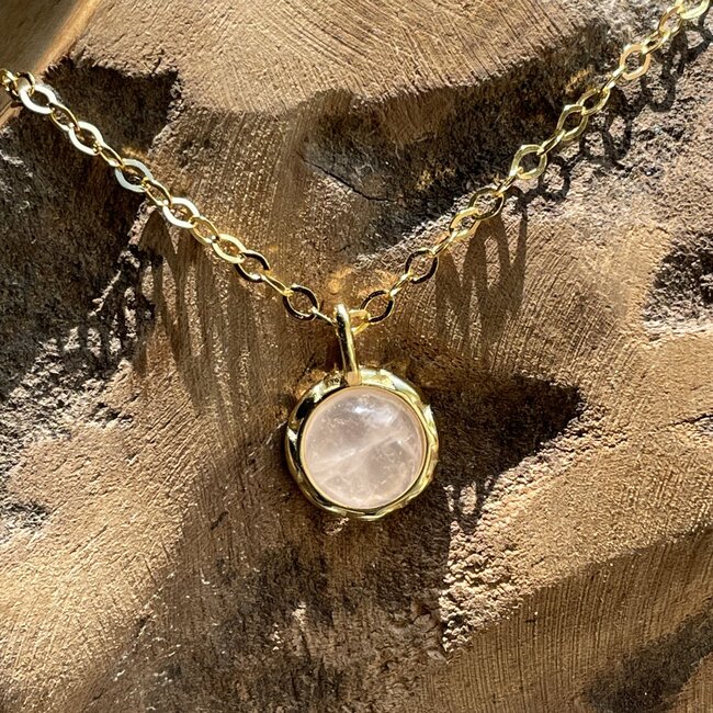 Geboortesteen Ketting - Edelstenen - Goldplated