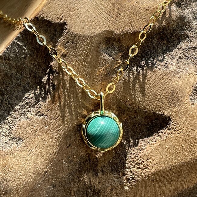 Geboortesteen Ketting - Edelstenen - Goldplated