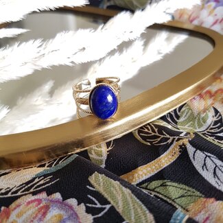 PuurSpirits Lapis Lazuli Ring - Mathilde