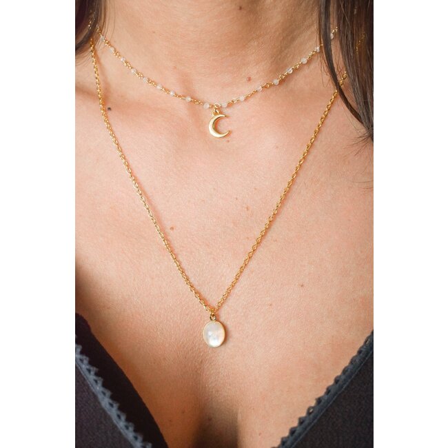Maansteen Ketting - Solange