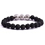 PuurSpirits Lavasteen Armband - Gili Basic