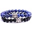 Armbanden Set Lapis Lazuli/Zwarte Onyx