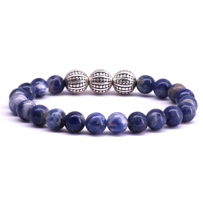 PuurSpirits Sodaliet Armband Blauw - Gili Basic
