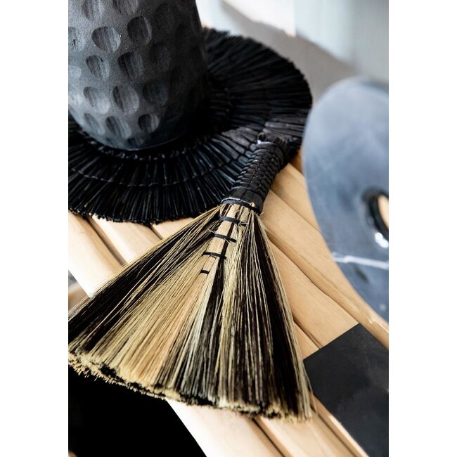 De Marmeren Disc op Stand - Zwart - M - 20x9x35 cm