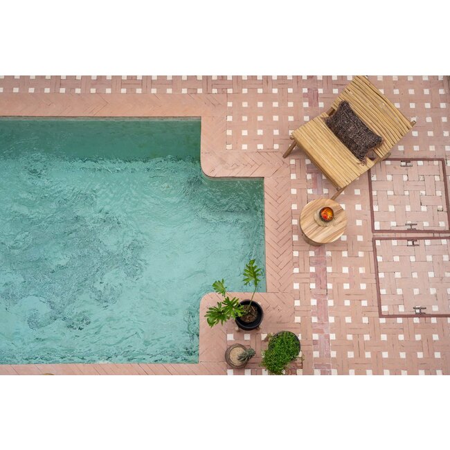 De Islander Eenzit - 65x85x65cm - Naturel - Teakhout