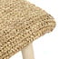 Bankje Teakhout Raffia Naturel - Woonbankje