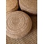 De Seagrass Poef Rond - ø60x35cm - Naturel